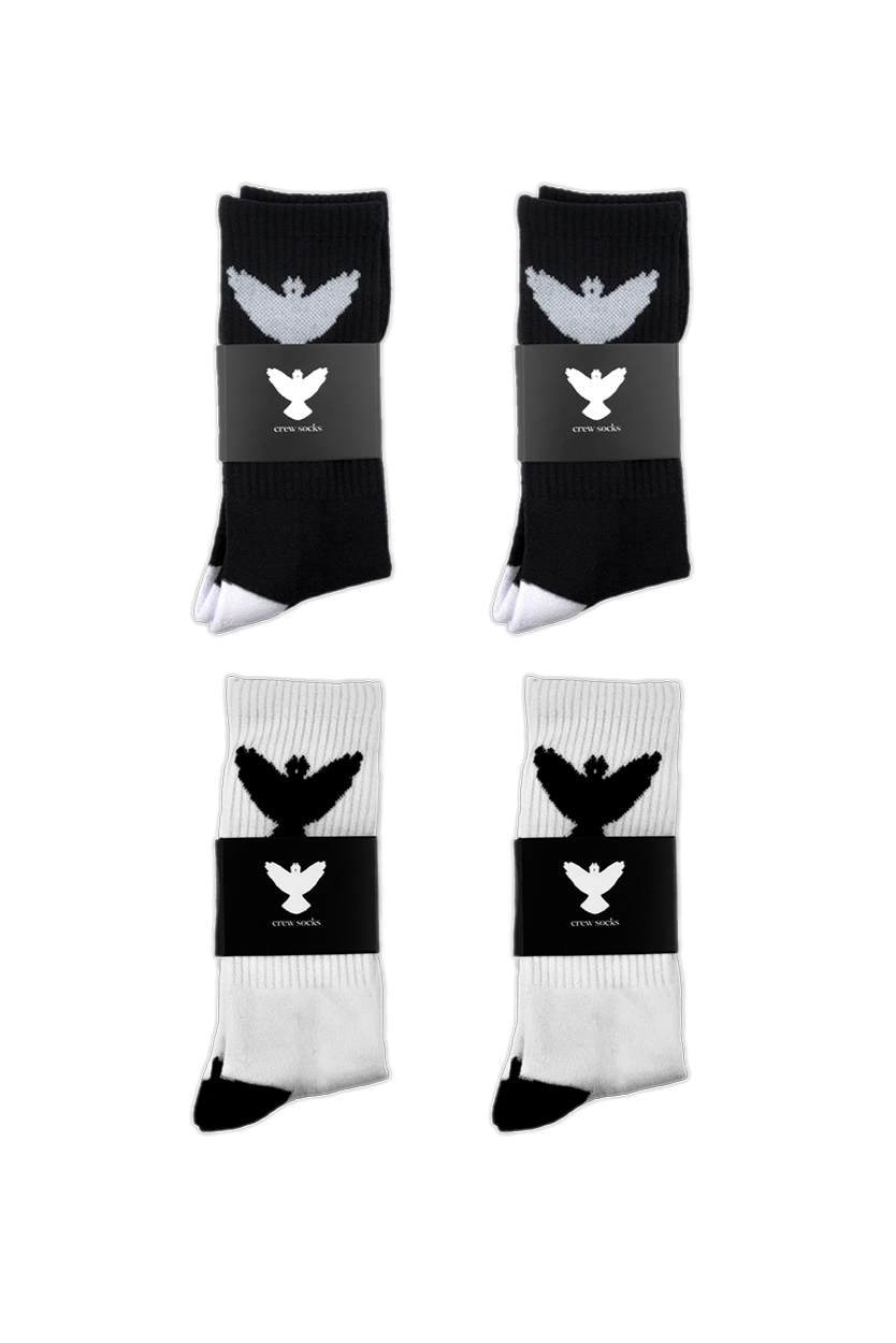 LOGO CREW SOCKS (PACK OF 4)