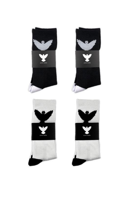 LOGO CREW SOCKS (PACK OF 4)